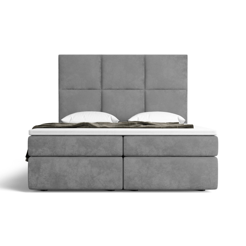 Lit boxspring PALAZZO avec espace de rangement - designDISTRIKT