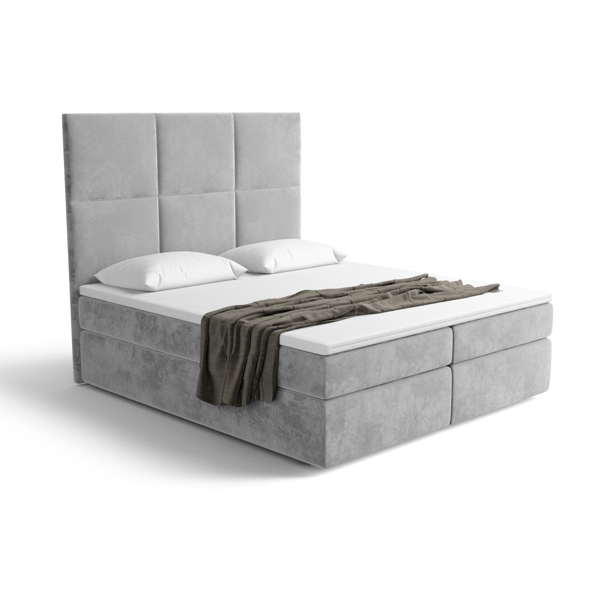 Lit boxspring PALAZZO avec espace de rangement - designDISTRIKT