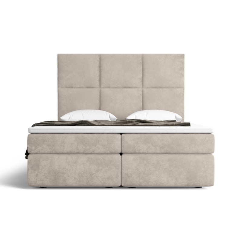 Lit boxspring PALAZZO avec espace de rangement - designDISTRIKT