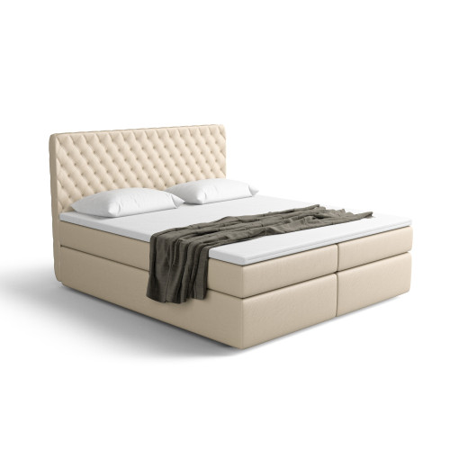 Lit boxspring MISTURA avec espace de rangement - designDISTRIKT