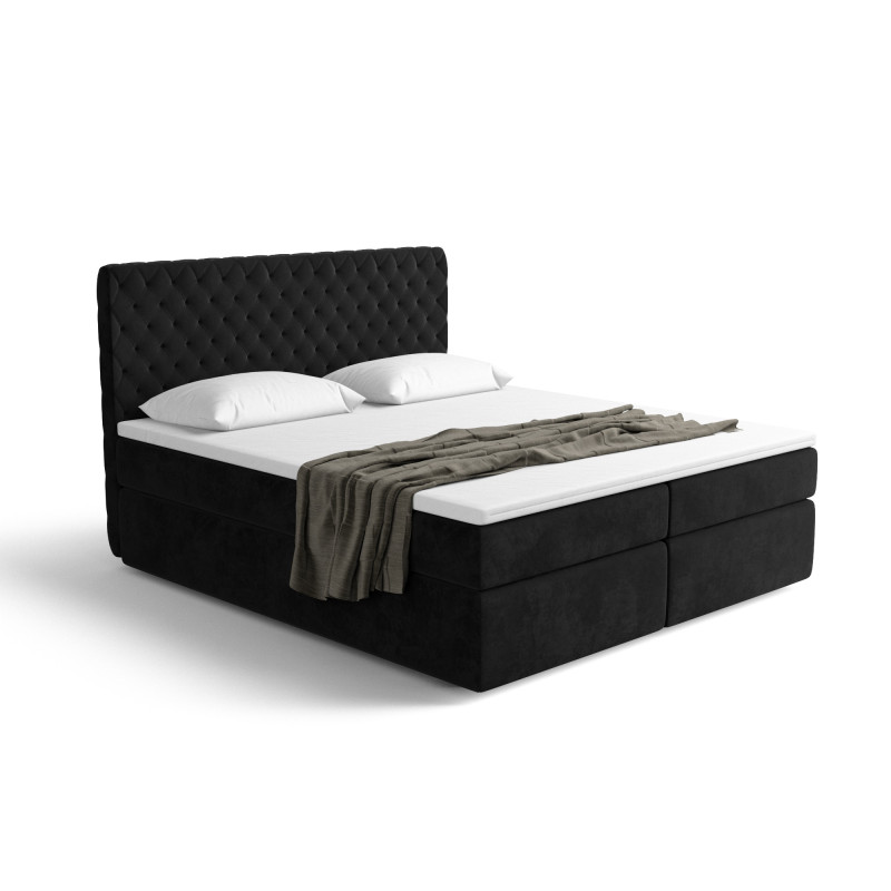 Lit boxspring MISTURA avec espace de rangement - designDISTRIKT