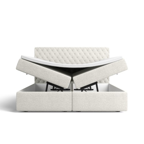 Lit boxspring MISTURA avec espace de rangement - designDISTRIKT