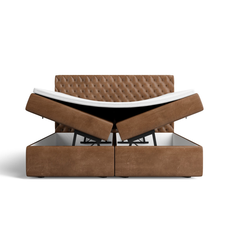 Lit boxspring MISTURA avec espace de rangement - designDISTRIKT