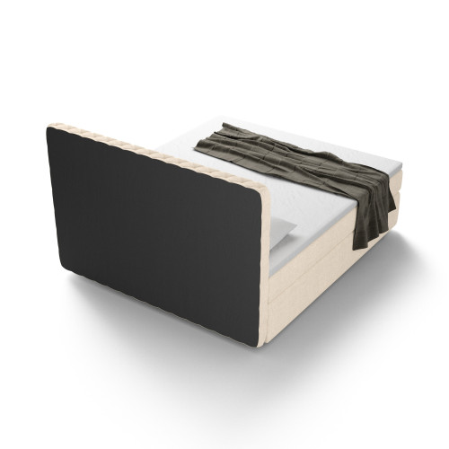 Lit boxspring MISTURA avec espace de rangement - designDISTRIKT