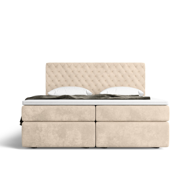 Lit boxspring MISTURA avec espace de rangement - designDISTRIKT