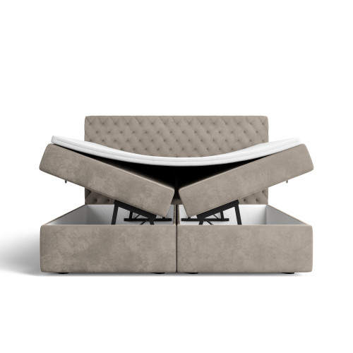 Lit boxspring MISTURA avec espace de rangement - designDISTRIKT