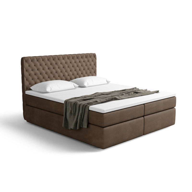 Lit boxspring MISTURA avec espace de rangement - designDISTRIKT