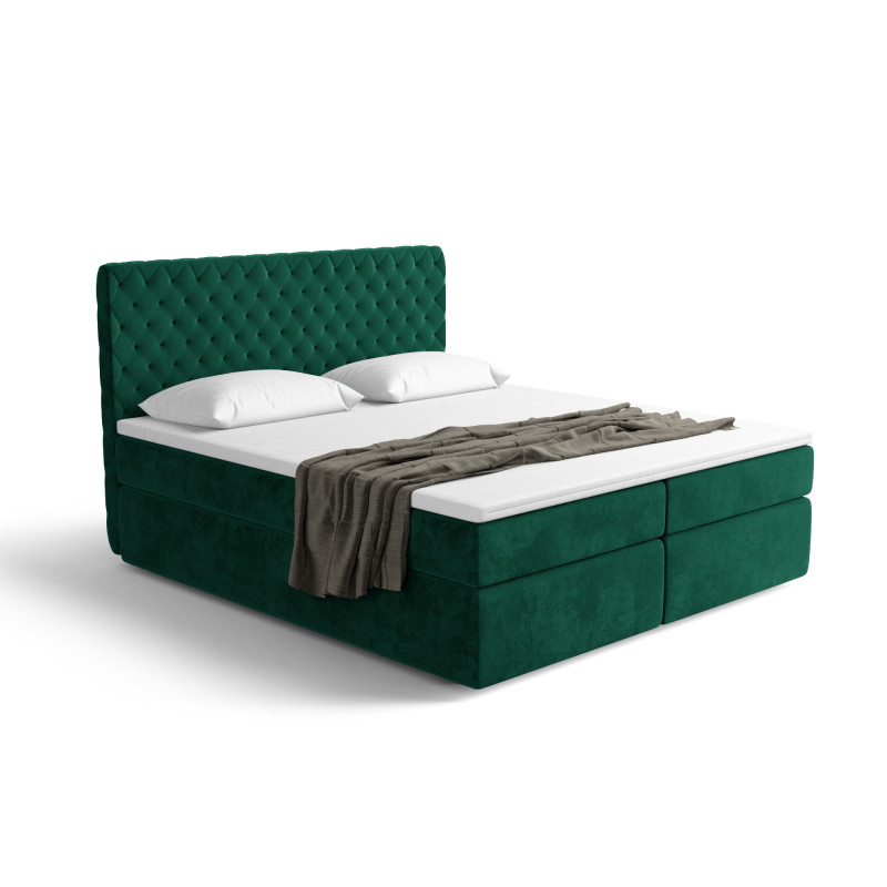 Lit boxspring MISTURA avec espace de rangement - designDISTRIKT