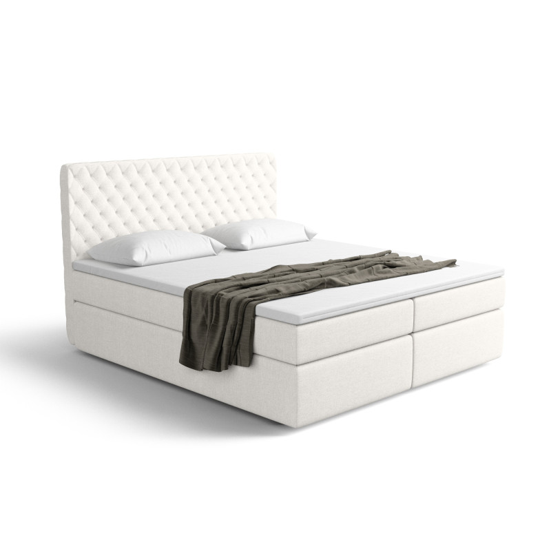 Lit boxspring MISTURA avec espace de rangement - designDISTRIKT