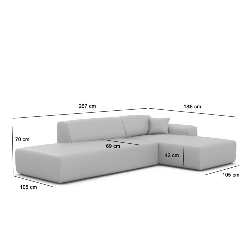 Canapé d’angle LENOVA Forme L Lounge Jusqu'à -70% - designDISTRIKT