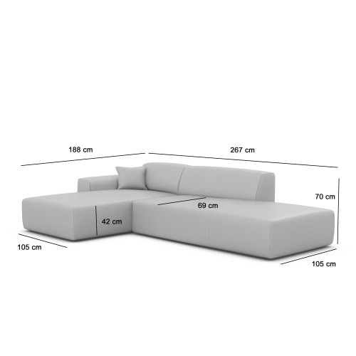 Canapé d’angle LENOVA Forme L Lounge Jusqu'à -70% - designDISTRIKT