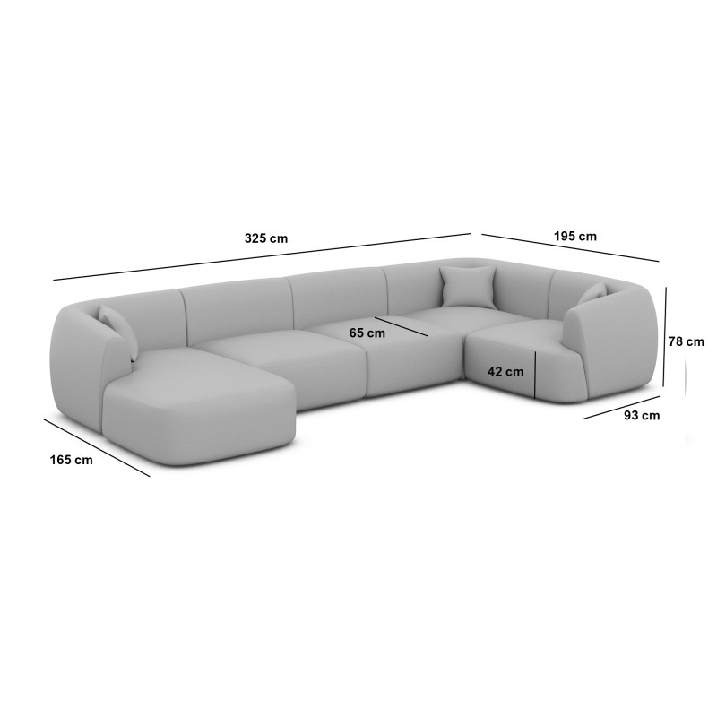 Canapé panoramique OZURA XL - Offres jusqu'à -70% - designDISTRIKT