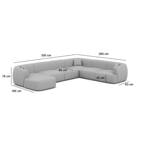 Canapé panoramique OZURA XXL - Offres jusqu'à -70% designDISTRIKT