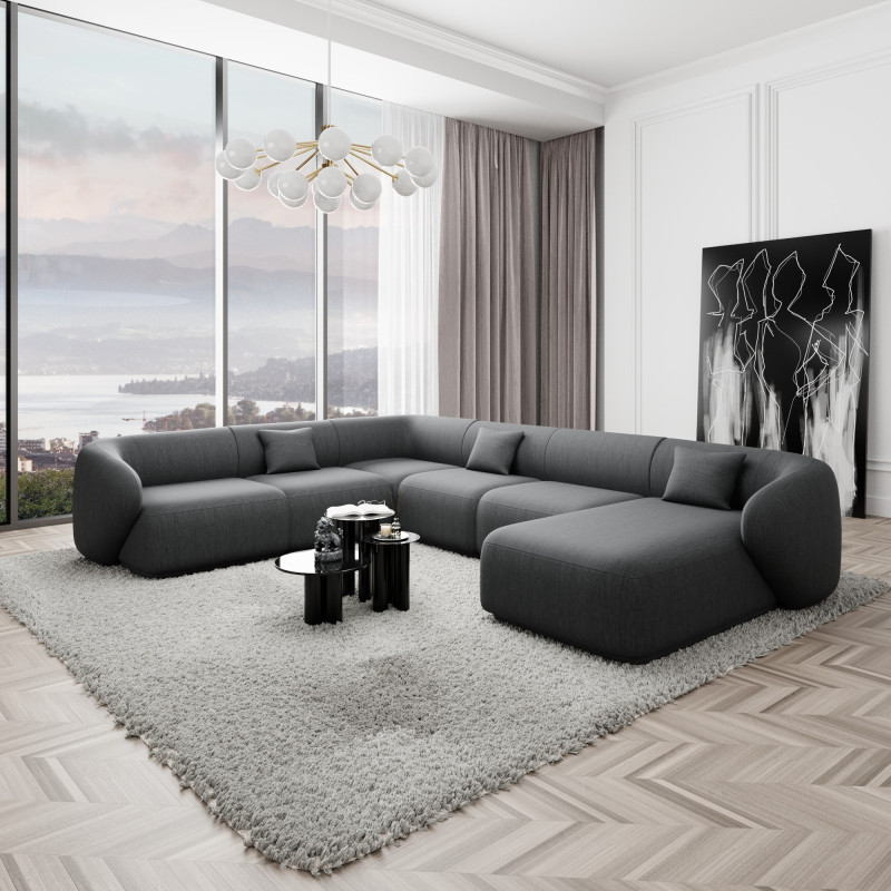 Canapé panoramique MAITANO XXL - Jusqu'à -70% - designDISTRIKT