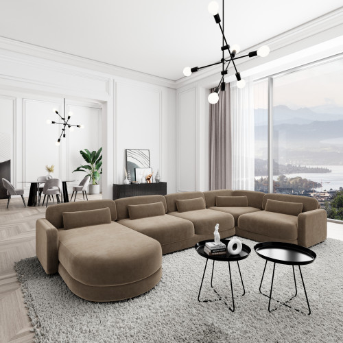 Canapé panoramique MIGALA XL - Offres jusqu'à -70% - designDISTRIKT