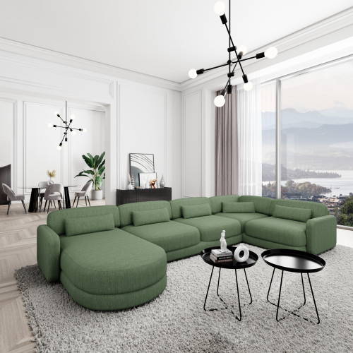 Canapé panoramique MIGALA XL - Offres jusqu'à -70% - designDISTRIKT